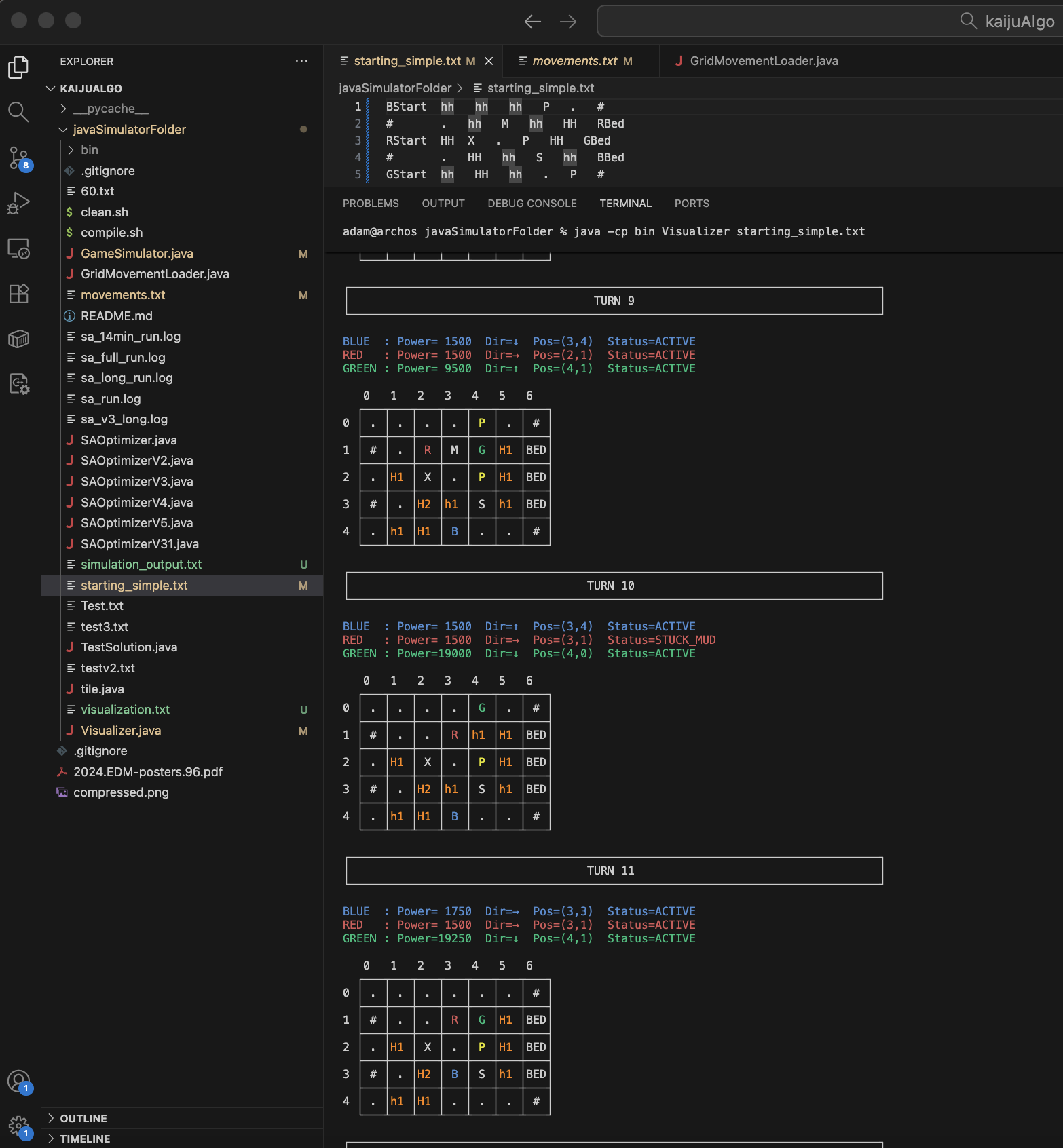 Pretty Terminal Output